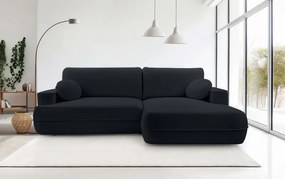 Narożnik FUEGO wolnostojący układ L strona Prawa z funkcją spania w tkaninie Bubble 17