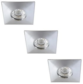 Rabalux 1079 - ZESTAW 3x LED Łazienkowa oprawa wpuszczana RANDY 3xLED/4W/230V