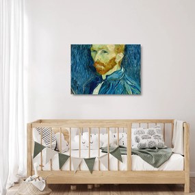 Obraz na szkle - Vincent van Gogh, Self-Portrait, reprodukcje (70x50 cm)