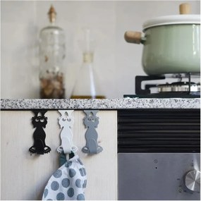 Wiszące metalowe haczyki zestaw 3 szt. Curious Cats – Balvi