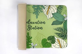 Dywanik antypoślizgowy do łazienki Dywanik antypoślizgowy do łazienki Zielony Liście