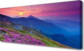 Obraz canvas na ścianę Panorama Górskiej Polany