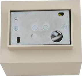 Nowoczesna lampa ścienna beżowa G9 kwadratowa - Sola