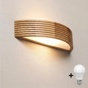 Brilagi - LED kinkiet CARVALHO MODERN 1xE27/60W/230V dąb