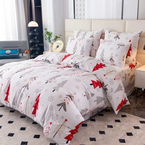 PrzytulneMieszkanie.pl PrzytulneMieszkanie.pl Pościel z mikrofibry JINGLE biała Rozmiar pościeli: 70 x 90 cm | 140 x 220 cm