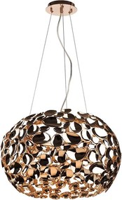 Open Design OR80186 - Żyrandol na lince CARERA 6xG9/7W/230V śr. 55 cm różowe złoto