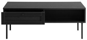 Czarny stolik 60x110 cm Pensacola – Unique Furniture