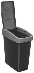 Kosz na śmieci z plastiku z recyklingu, 45 l