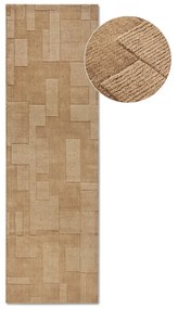 Beżowy wełniany chodnik tkany ręcznie 80x250 cm Wilhelmine – Villeroy&amp;Boch