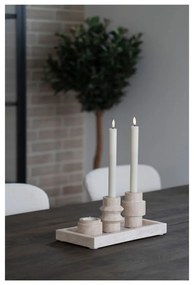 Kamienne świeczniki zestaw na świeczkę typu tealight 2 szt. – House Nordic
