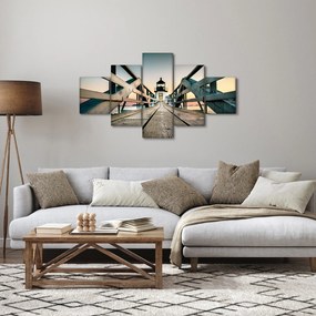 Obraz - Na molo (125x70 cm)