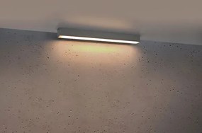 Srebrny geometryczny plafon LED 3000 K - EX621 N5-W01
