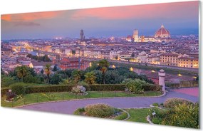 Panel szklany do Kuchni Panorama nad Włoską Rzeką