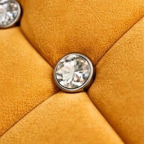 Skandynawska sofa uszak 3 osobowa z pikowaniem