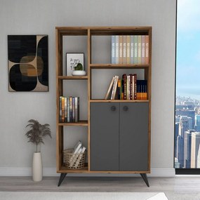 Biblioteka Meldan Anthracite and Walnut