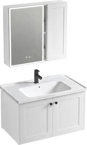 Zestaw mebli łazienkowych z Umywalką Monti 60cm Biały