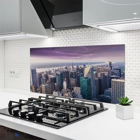 Panel Szklany Panorama Nowoczesnej Metropolii