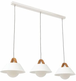 Lampa wisząca ALMITARA III biała ELTAP