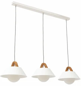 Lampa wisząca ALMITARA III biała ELTAP