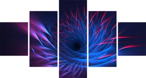 Obraz - abstrakcja kwiatu (125x70 cm)