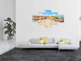 Obraz - Stare istryjskie miasto Poreč, Chorwacja (125x70 cm)
