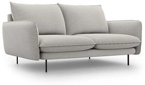 Jasnoszara sofa Cosmopolitan Design Vienna, 160 cm