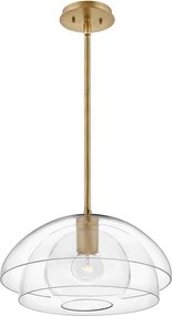 Quintiesse QN-LOTUS-P-HBR - Żyrandol na drążku LOTUS 1xE27/60W/230V złoty