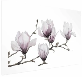 Plakat Malowane magnolie 60x40 cm bez ramy z marginesem ARTGEIST B