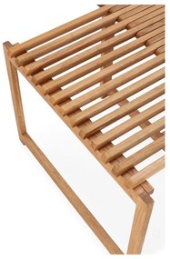 Stolik z litego drewna dębowego w naturalnym kolorze 60x70 cm Unai – MOME