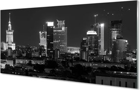 Panel Szklany Światła Warszawskiej Metropolii