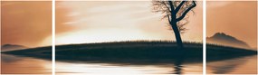 Obraz drzewa na wyspie (170x50 cm)