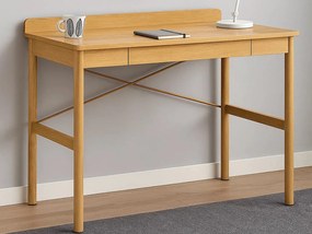 Biurko Focus 110 cm z szufladą, kolor Oak lacquered