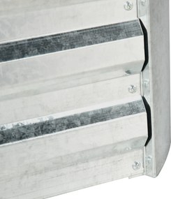 Outsunny Hochbeet, szklarnia, zestaw 3-częściowy, z kratką wspornikową, pokryciem z tworzywa sztucznego, 53 x 53 x 90 cm