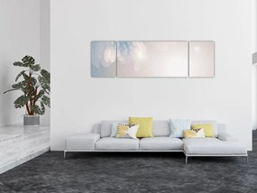 Obraz - Zaśnieżone kwiaty (170x50 cm)