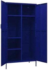 Granatowa szafa stalowa wielofunkcyjna D3-T46