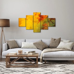Obraz - Jesienne liście (125x70 cm)