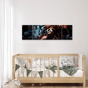 Obraz leżącego tygrysa (170x50 cm)