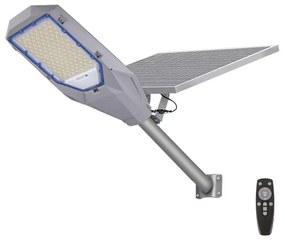 Ściemniane oświetlenie punktowe LED z panelem solarnym LED/200W/20000 mAh 6500K IP65 szare