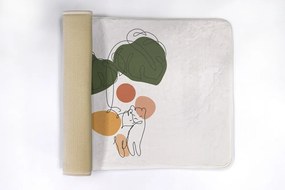 Dywanik łazienkowy Dywanik łazienkowy Koty monstera