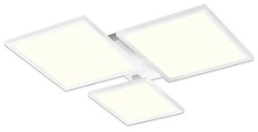 Top Light - LED Ściemnialny żyrandol natynkowy LED/50W/230V 3000-6500K biała + + +pilot