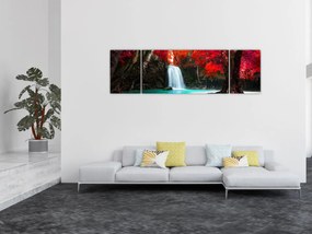 Obraz - Wodospad (170x50 cm)