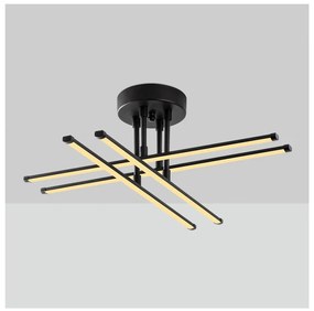 Czarna lampa sufitowa LED Exhaust – Opviq lights