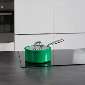 Garnek aluminiowy z pokrywką/z nieprzywierającą powierzchnią odpowiedni na indukcję 2,4 l Meda 3.0 – FABINI