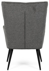 Fotel relaksacyjny 315 GREY2, ciemnoszary