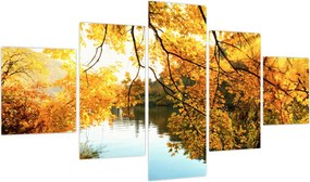 Obraz - Jesienne drzewo (125x70 cm)