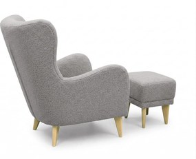 Fotel Roland z podnóżkiem-ergonomiczny, komfortowy i ponadczasowy design