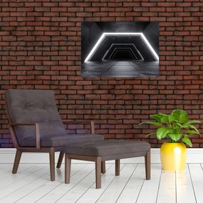 Obraz - Futurystyczny tunel (70x50 cm)