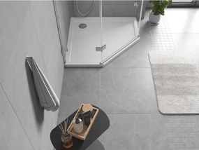 Mexen Flow brodzik pięciokątny slim 100 x 100 cm, biały połysk - 46P101010