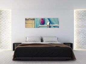 Obraz turkusowego weterana (170x50 cm)