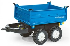 Rolly toys rollytrailer przyczepa wywrotka mega trailer niebieska